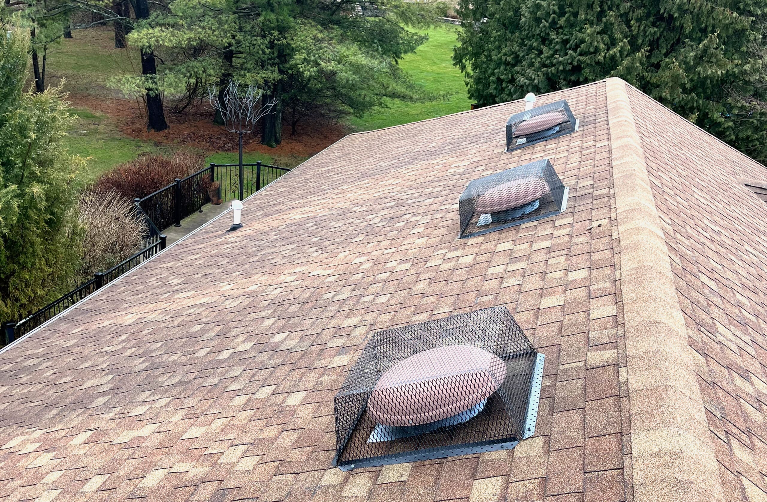 Installed Roof Vent Covers